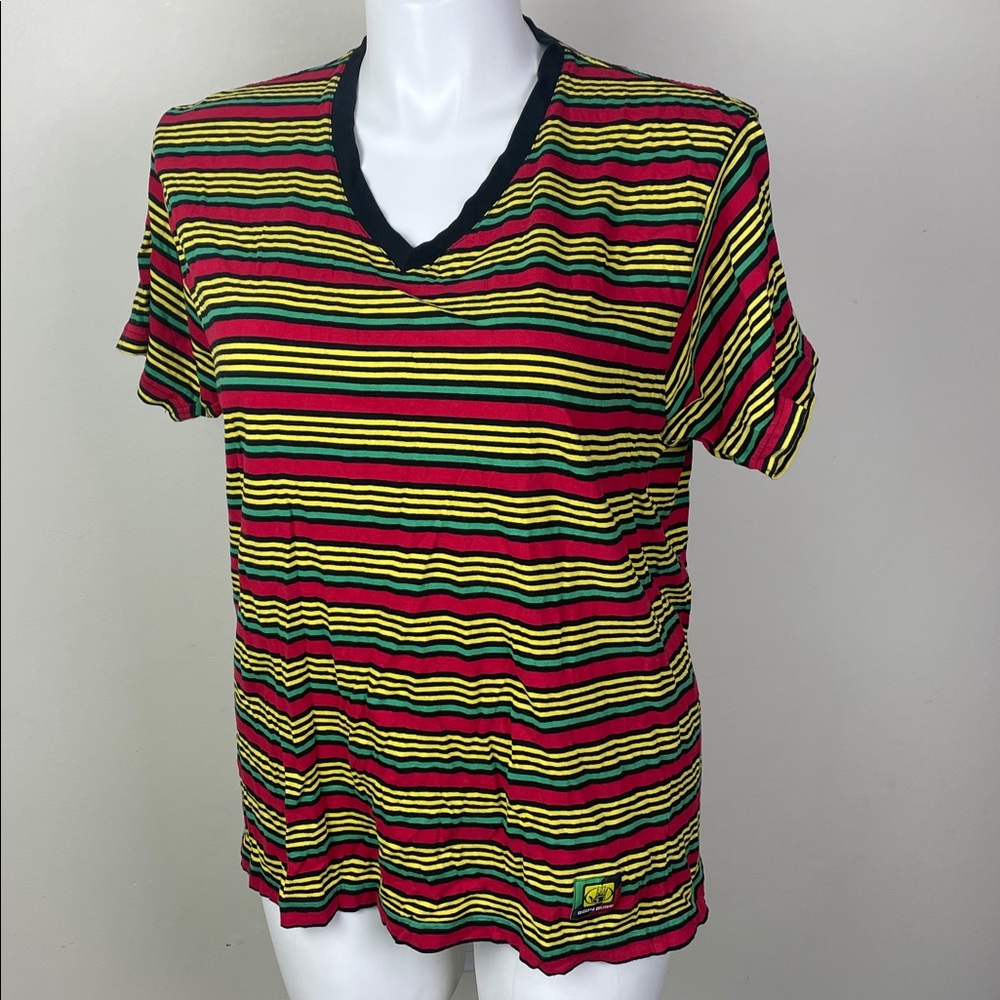 Body Glove Striped V-Neck T-Shirt